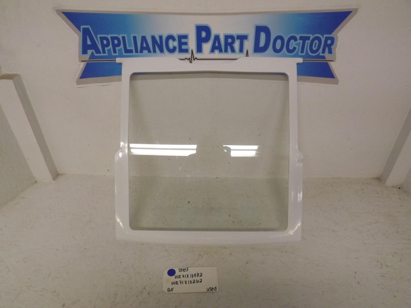 GE Refrigerator WR71X10582 WR71X10262 Shelf Used GE Refrigerator WR71X10582 WR71X10262 Shelf Used